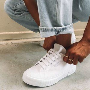 Superga 2630 COTU Sneaker in Total White